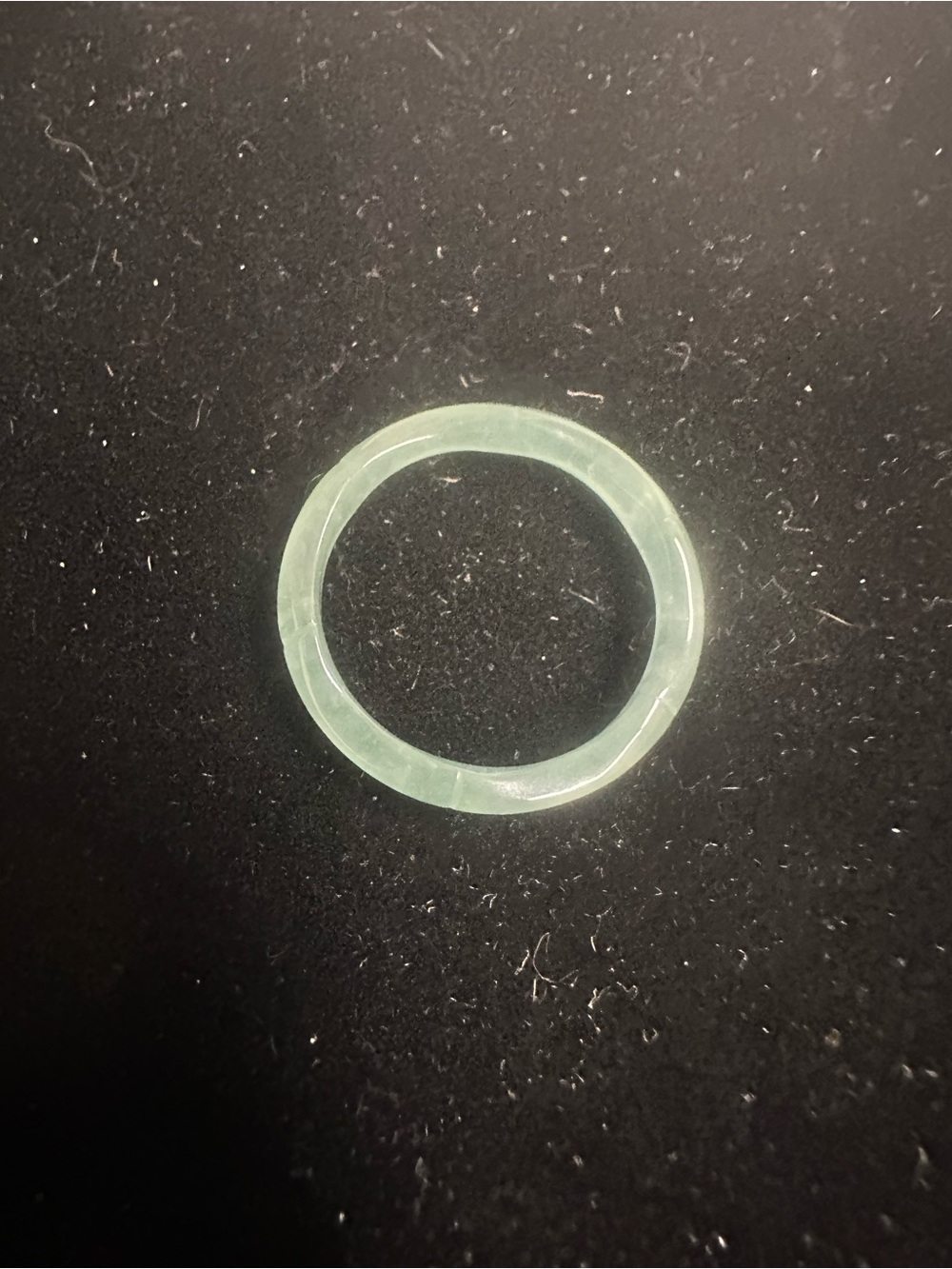 Jade Translucent Light Green Ring